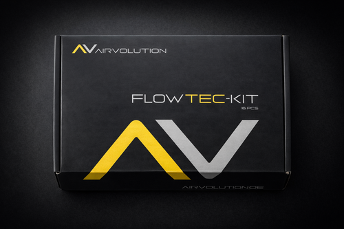 Airvolution FlowTec-Kit Tuning-Set für GAMO Luftgewehre in der Produktverpackung