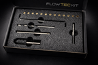 Inhalt des Airvolution FlowTec-Kits: 16-teiliges Tuning-Set mit Werkzeug und Präzisionsteilen für GAMO Luftgewehre